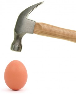 Egg and hammer