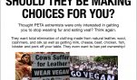 Ad: Anti-Fur Activists Have Anti-Choice Agenda