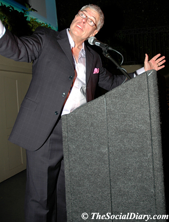 Jerry Cesak does his impression of Jerry Lewis at an HSUS fundraiser, or something. Â© TheSocialDiary.com
